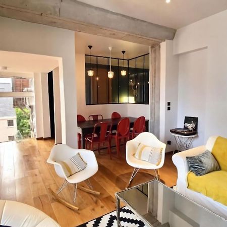Appartement Design Rouen-Gare Avec Parking Prive Esterno foto